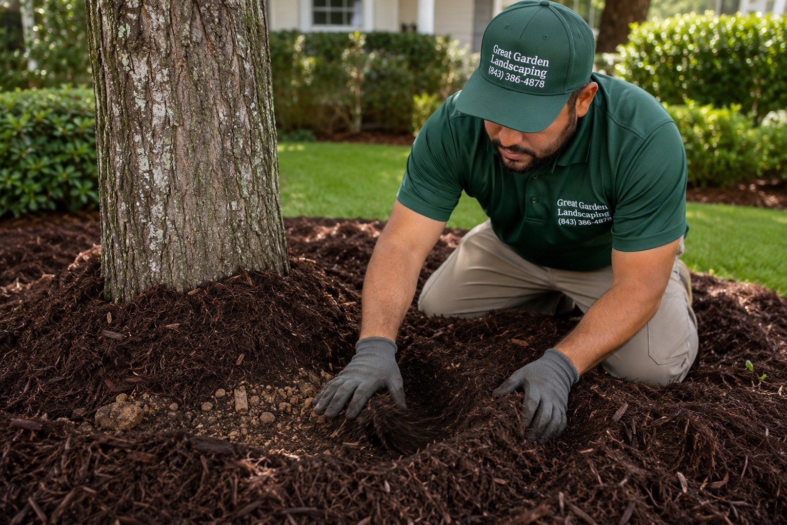 Common mulch installation mistakes in Johns Island SC garden